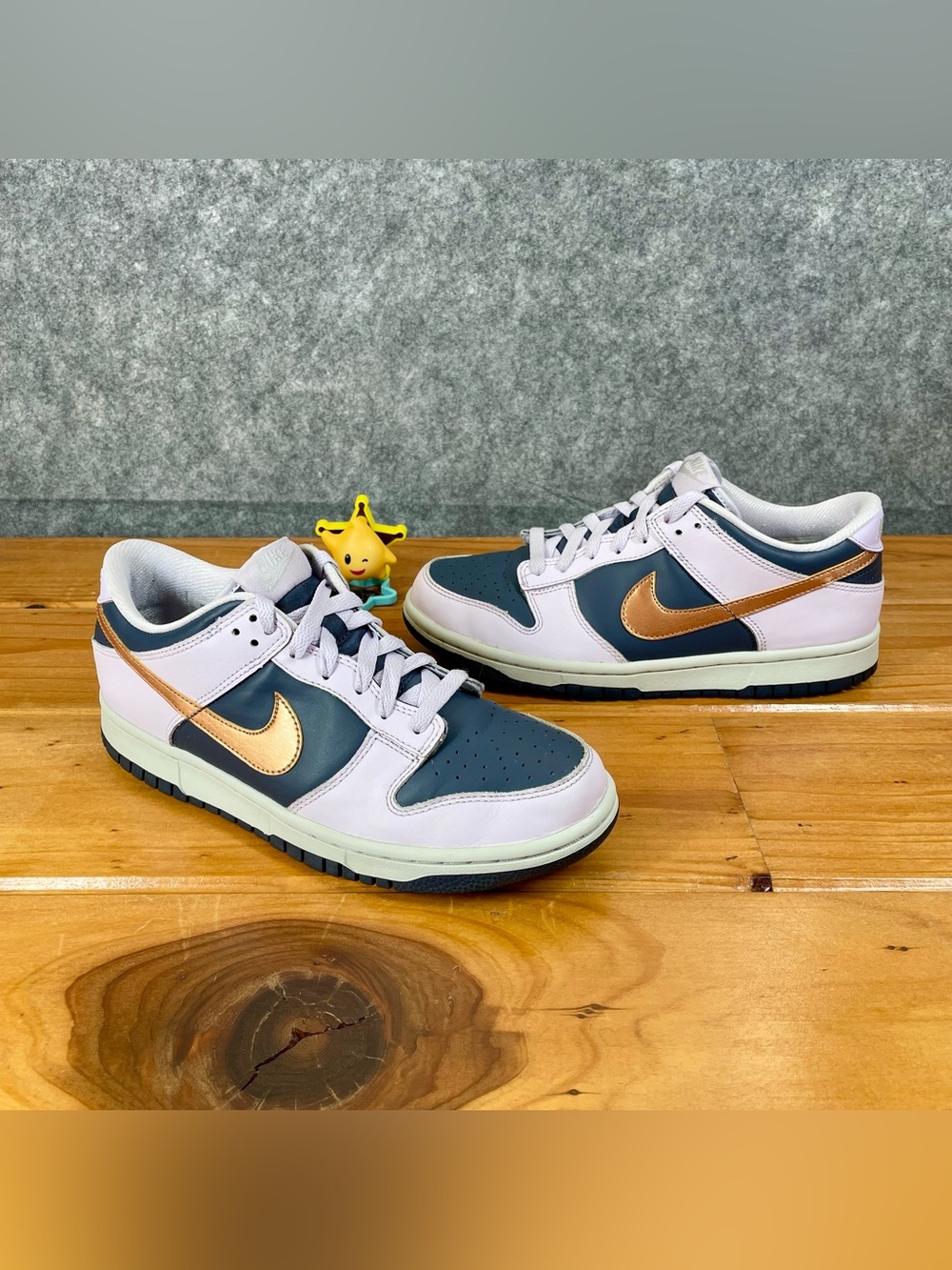Nike Dunk Low Copper Swoosh 7Y (GS) Womens 8.5 Purple Pastel Coquette DX1663-400